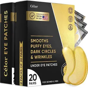 Under Eye Patches (40 Pairs) - Golden Mask Amino Acid & Collagen